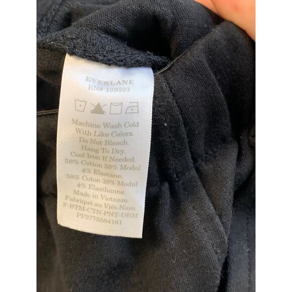 Everlane Womens The Dream Sweatpants Pull On Elastic Waist Black Size XS - Picture 5 of 6
